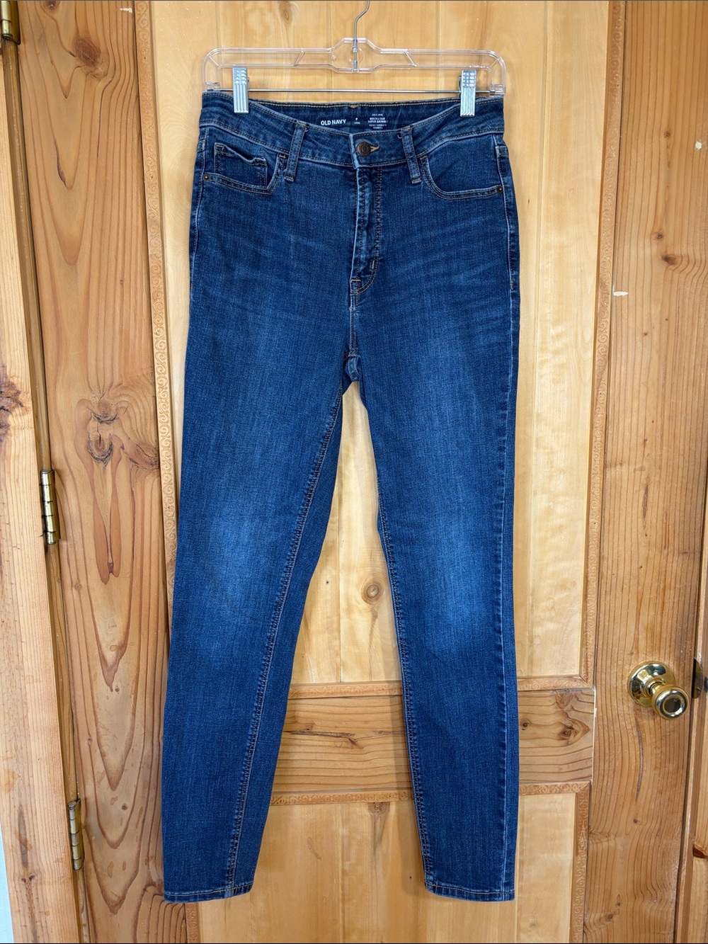 Old Navy Women's Medium Blue High-Rise Skinny Jeans